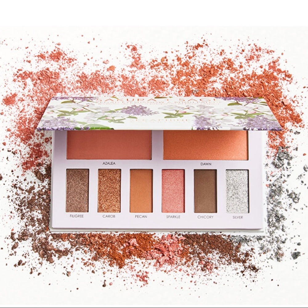 🌟 2 Day Sale🌟 SERAPHINE BOTANICALS, Sakura + Sage Eyeshadow & Blush Palette